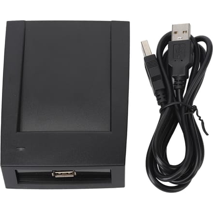 RFID-kaartlezer 125KHz Micro-elektronische Radiofrequentiemodule USB Contactloze ID-kaartlezer black