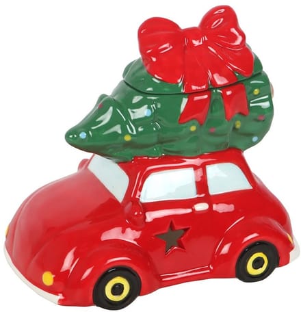 Something Different - Car with Christmas Tree Oliebrander - Multicolours