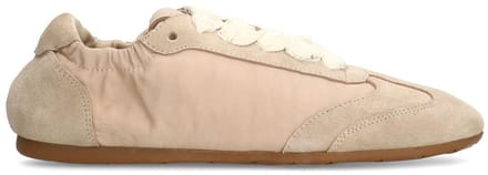 Sacha - Dames - Beige sneakers met kanten veters - Maat 36