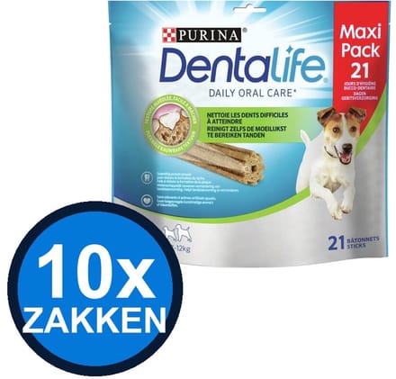 10x Dentalife - Small Loyalty Pack Hondensnack - Hondenvoer Snacks - 345 g