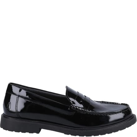 Hush Puppies Dames/Dames Verity Leren Loafers (Zwart octrooi)