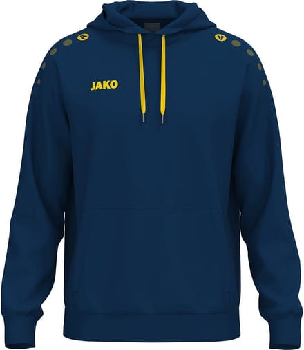 Jako One Sweater Met Kap Heren - Navy / Citroen | Maat: L