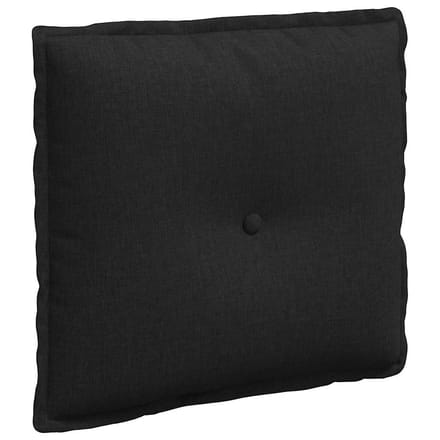 vidaXL - Rugkussen - Zwart - 200 - x - 19 - x - 50 - cm - Stof