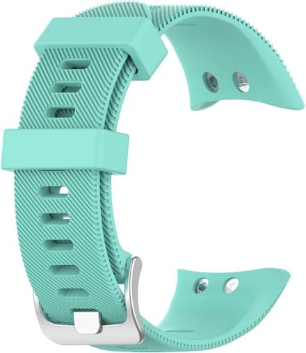 By Qubix - Siliconen bandje - Turquoise - Geschikt voor Garmin Forerunner 45 / 45S