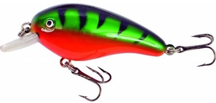 Predox Predox Little Joe 6CM - drijvend kunstaas met ratel en levendige actie Green Perch