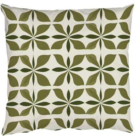 Sierkussens - Kussentjes Woonkamer - 40x40 cm - Botanisch - Retro - Groen