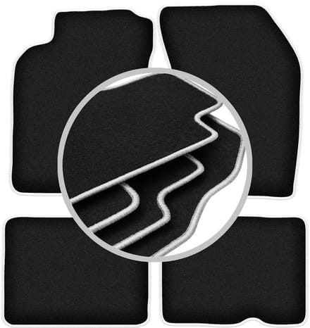CARLUX-SILVER automatten voor: Nissan Almera N15 hatchback, sedan (1995-2000)