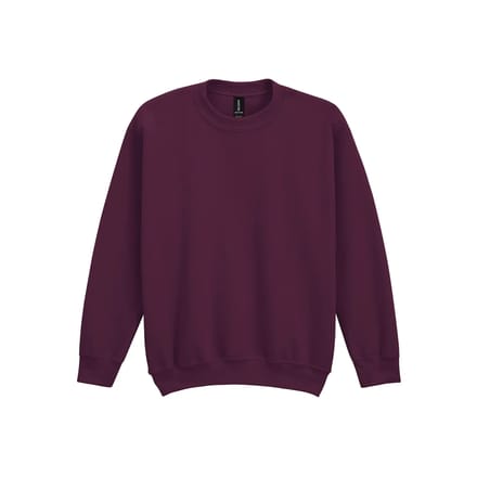 Gildan - Heavy Blend Kinder Sweater - Maroon maat XS (104/110)