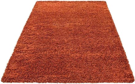 Hoogpolig vloerkleed Life - terra - 80x250 cm