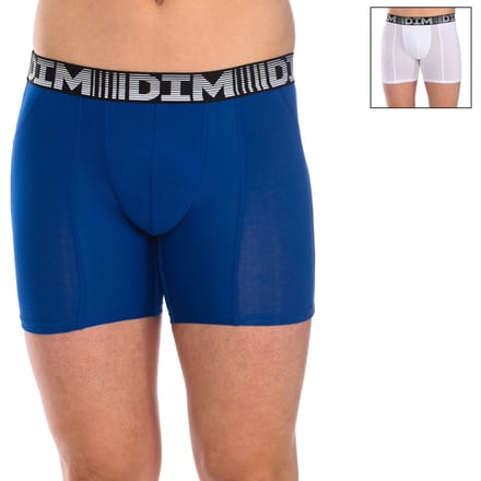 Pack-2 Heren 3D Flex Air Katoenen Lange Boxers D01N2