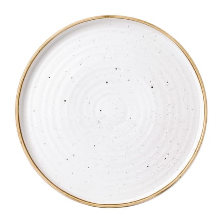 Churchill Stonecast Barley White Bord Met Opstaande Rand 27.9cm (6 stuks)