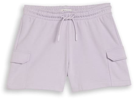 Tom Tailor - Cargo-sweatshorts - Maat 128 - cool lilac
