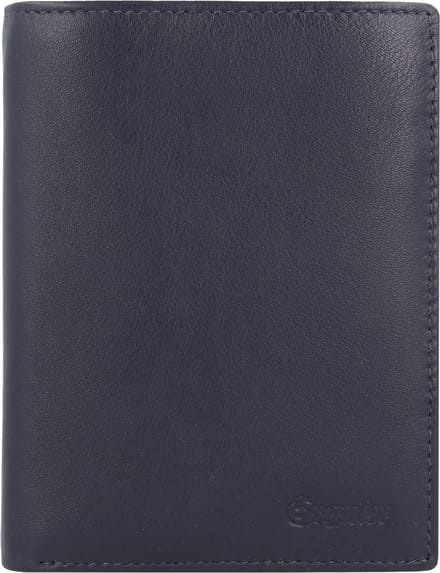 Esquire Viktoria Portemonnee RFID Leer 10 cm - Dames - Staand formaat - blau