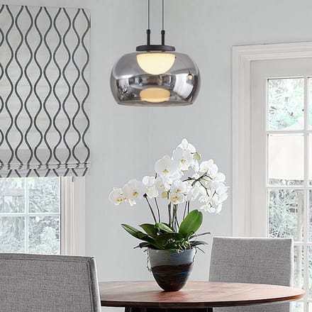 LumenXL LumenXL - Hanglamp - smoke glas - 3-staps dim - Mette