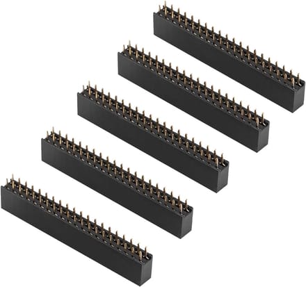 5 Stuks 2x20 Pins 2.53m GPIO Header Vrouwelijk Lange Header Pins Dual Row voor Raspberry Pi Accessoires