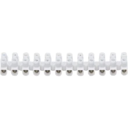 KOPP kroonstrip / kroonsteentjes | 2 x 12 stuks | 4.0 - 6.0 mm² | wit