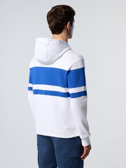 North Sails Hoodie Strepen aan de voorkant