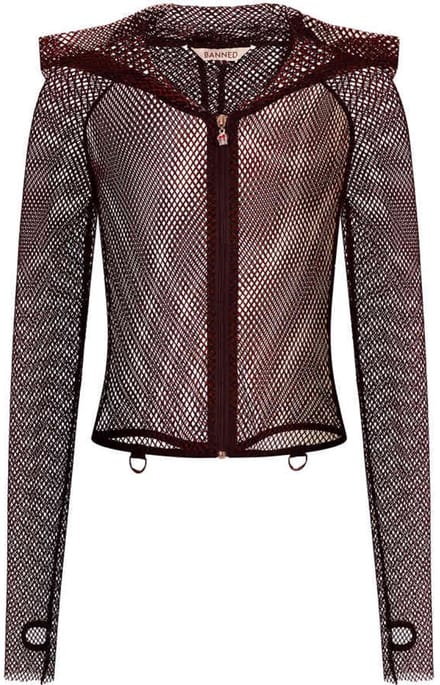 Banned - Liora Vest met capuchon - M - Rood