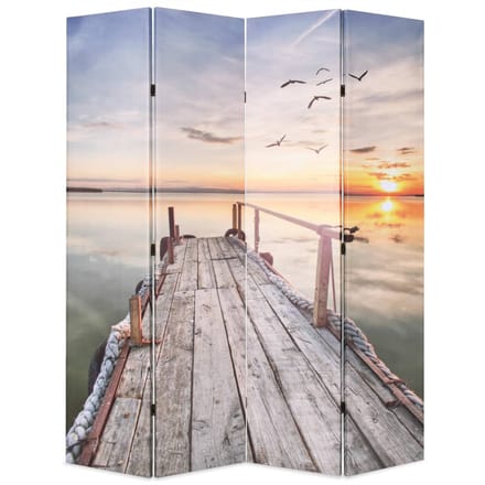 vidaXL - Kamerscherm - inklapbaar - meer - 160x170 - cm