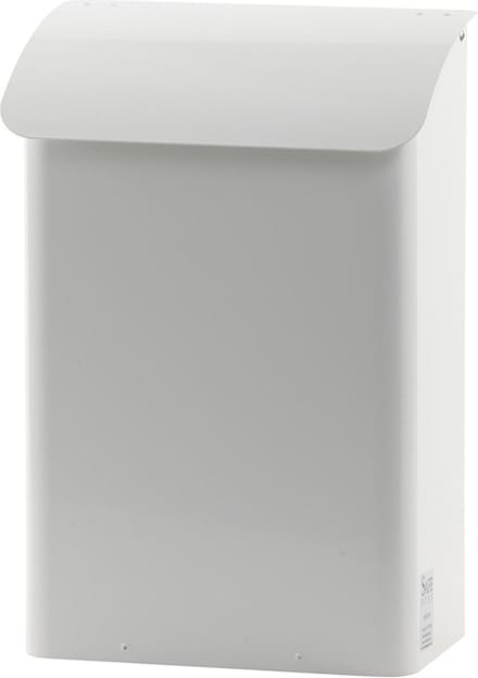V-Part - Wandbrievenbus, b 29 cm - Galvanized steel Powder Coated - wit - Brievenbus