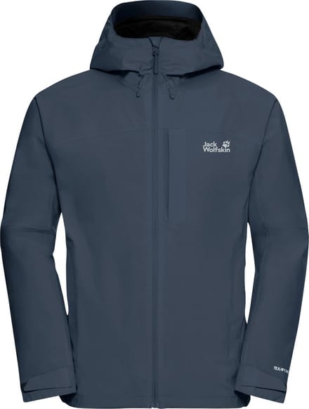 Jack Wolfskin Tempest 2L Regenjas Heren - Heren Waterdichte jas - Midnight Sky