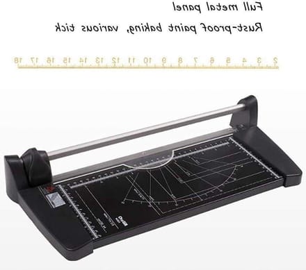 Papier Snijmachine - Verticale Snijder - Documenten Snijden - Robuust Ontwerp - A4 Formaat - Wit