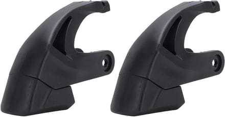Inline Skates Rem - Rolschaatsen Onderdeel - Veilig Remmen - Massief Rubber - 11 cm - Zwart