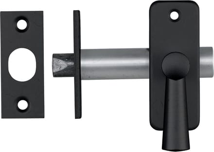 AXA insteekgrendel m/sluitplaat zwart 50mm