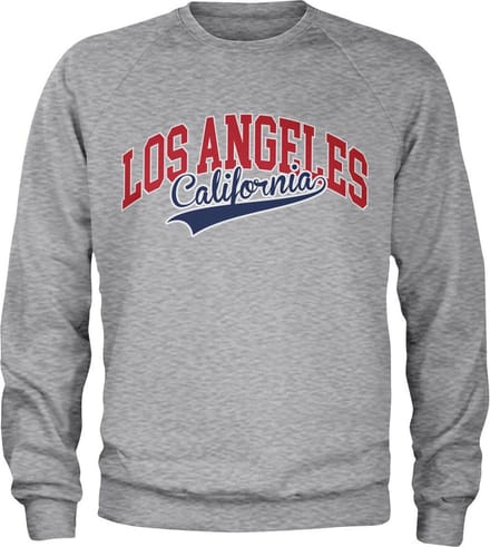 Hybris Los Angeles California-sweatshirt, heathergrijs