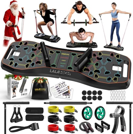 Draagbare Fitnessapparatuur Set met 22 Accessoires voor Full Body Training Thuis