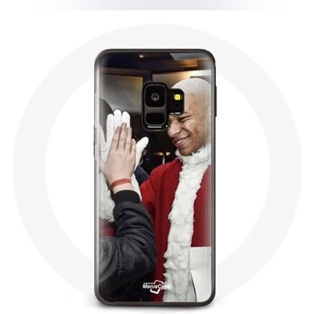 Coque pour Samsung Galaxy S9 Mbappé Foot Joyeux noël