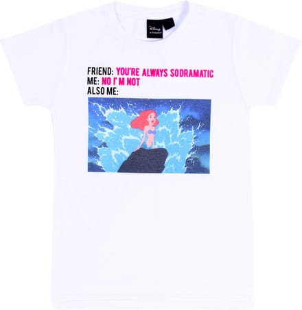 Wit T-shirt, Ariel DISNEY t-shirt
