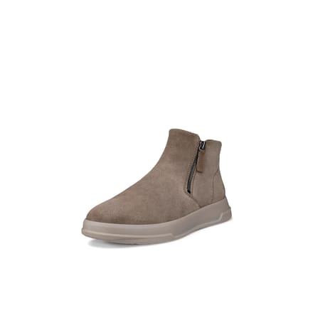 Ecco Ecco Move W Zip Enkellaarsjes taupe Suède