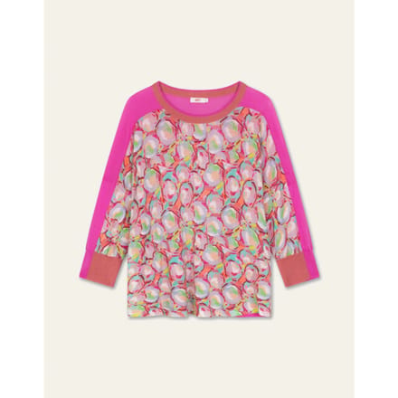 Oilily Kings Mantle Trui- maatM Fuchsia Roze