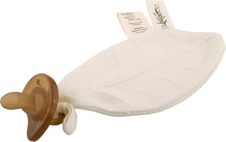 Bold Bamboo speendoekje Leif - 100% Organisch Bamboe - Knit - Ecru