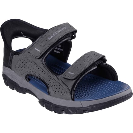 Skechers Tresmen - Reece Polyurethaan Heren Charcoal Standaard Sandalen
