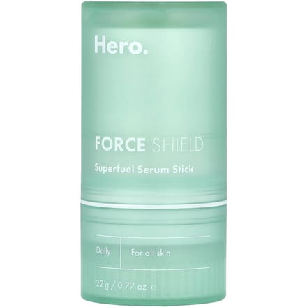 Hero Cosmetics, Force Shield, Super Fuel Serum Stick, 0.77 oz (22 g) white