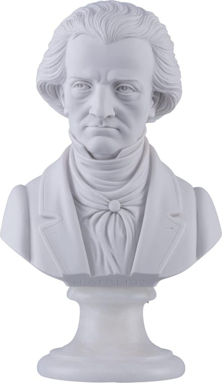 Music Gifts - Albast borstbeeld Hector Berlioz - 22 cm