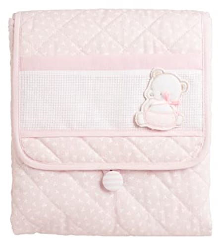 Draagbare Inklapbare Aankleedmat voor Baby's en Peuters - Roze