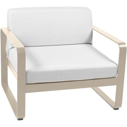 Fermob - BELLEVIE fauteuil - 81 witgrijs - 14 muskaat - beige