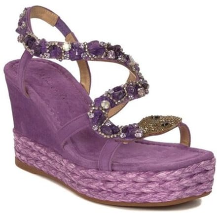 Sandalen met sleehak ALMA EN PENA V23514Violet