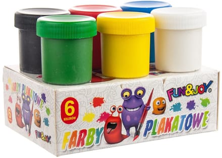 Titanum Posterverfset 6x20ml - Levendige schoolverf