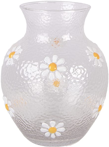 Clayre & Eef Vaas Ø 13x16 cm Transparant Glas