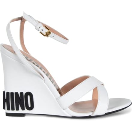 Moschino San.lod.tr Mn58/100 Vitello Bianco Taglia: 39 | Infradito Outlet | Donna