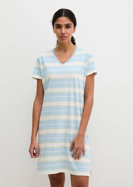 MARC O’POLO Lounge jurk niagara mist stripe 2 (maat s)