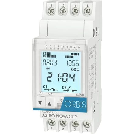 ORBIS Zeitschalttechnik ASTRO NOVA CITY 230 V DIN-rail schakelklok Digitaal 230 V/AC