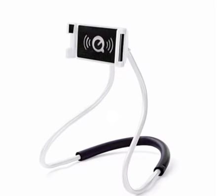 Lazy neck telefoonhouder - buigbaar en universeel - Ntech - Wit