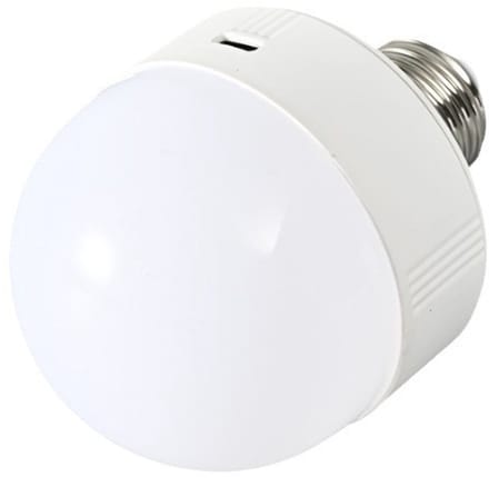 Wandlamp/tafellamp lichtbron RGB oplaadbare E27 lamp magnetisch