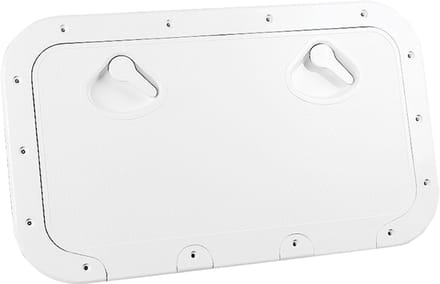 BREG - Classic inspectieluik - Wit - 355x600 mm - met slot