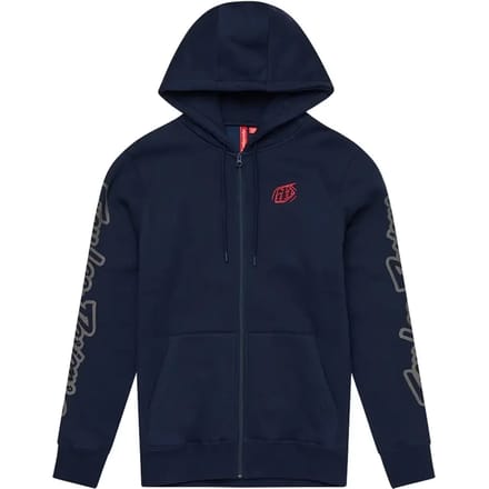 Hooded sweatshirt met rits Troy Lee Designs Branded